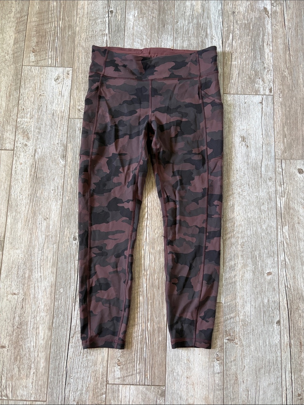 Lululemon align brown camo leggings sz 10